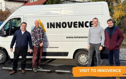 AES Airport solutions visits Innovence in Germany
