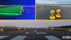 AES Airport solutions (Airsafe) ligthing equipment installed