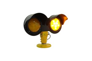 EUL-RG-LED installation configurations: flange mounting, 12-inch deep base mounting, and battery unit box for portable airfield