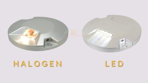 LED vs Halogen comparison (energy, life, maintenance, colour stability)