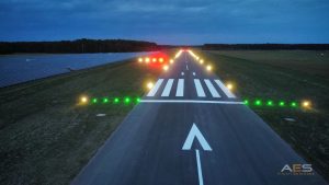Aerial footage in Cottbus-Neuhausen Airport